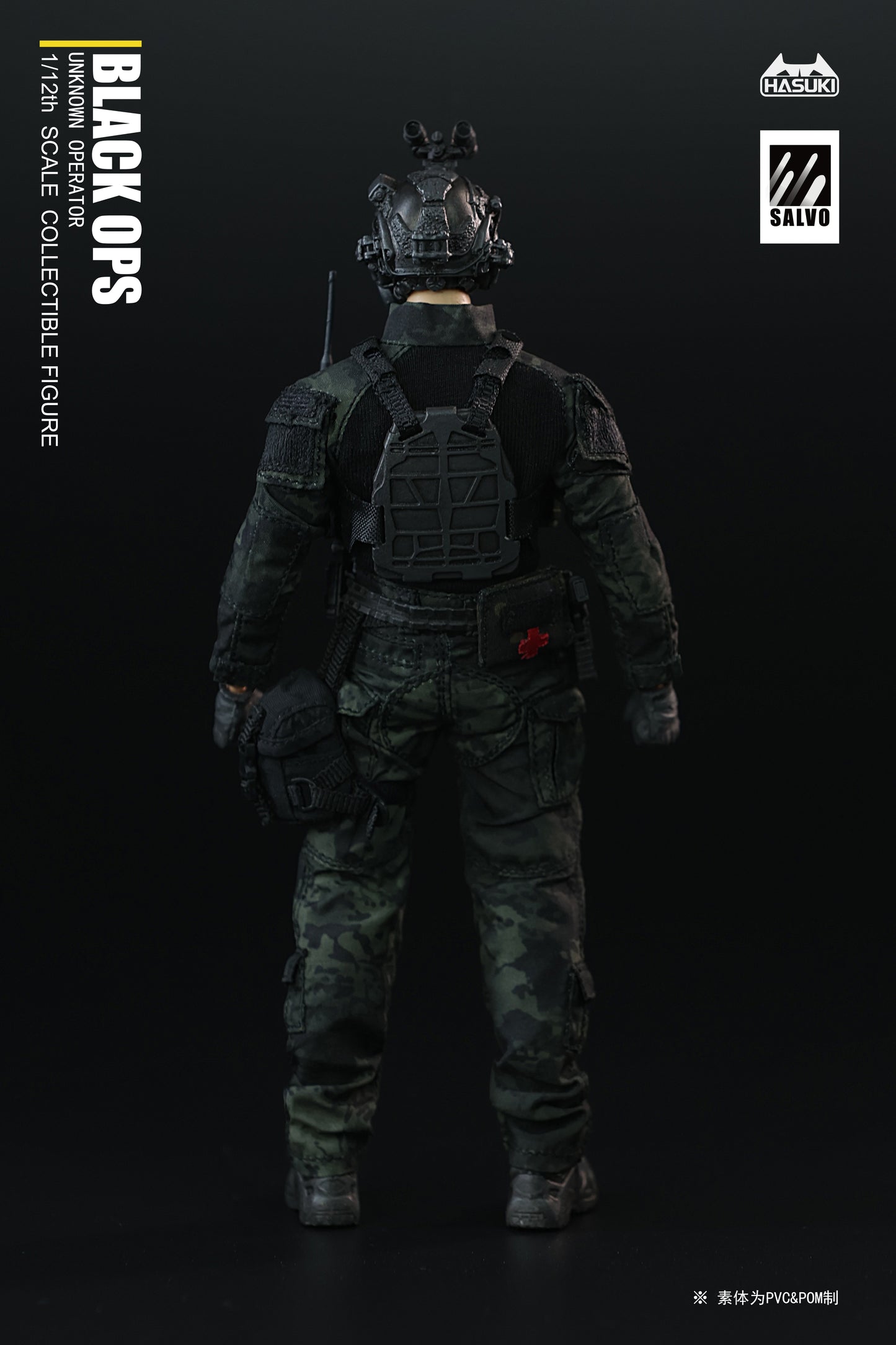 Radio with PTT and communication gear showing tactical headset detail