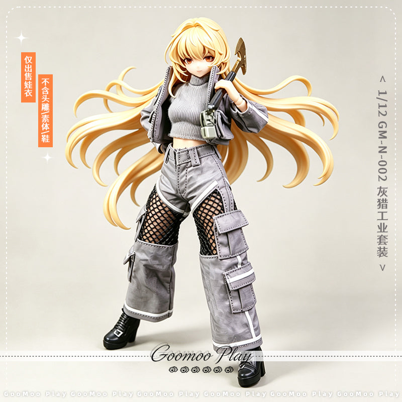 GOOMOO Gray Hunter Industrial 1/12 Mecha Girl Outfit Set