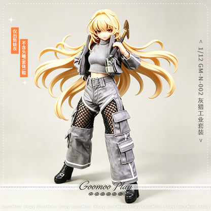 GOOMOO Gray Hunter Industrial 1/12 Mecha Girl Outfit Set