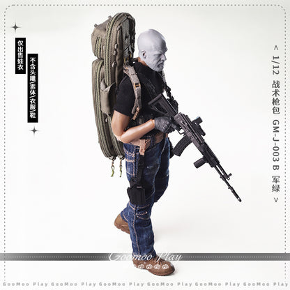 GOOMOO Tactical Gun Bag 1/12 Action Figure Accessory Set