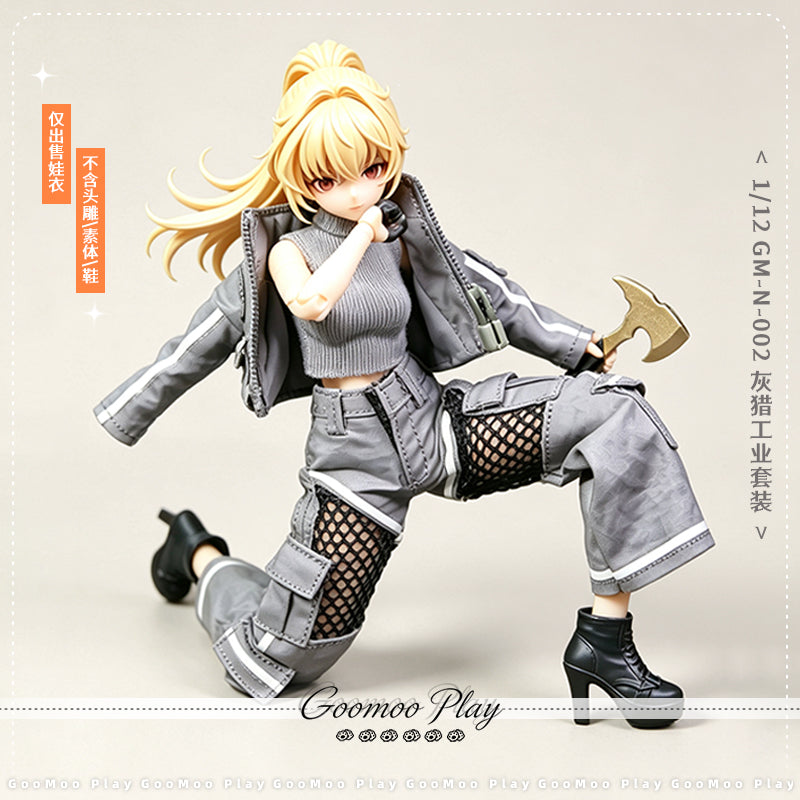 GOOMOO Gray Hunter Industrial 1/12 Mecha Girl Outfit Set