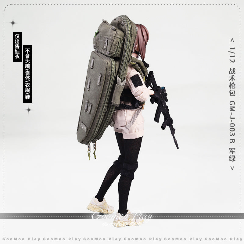 GOOMOO Tactical Gun Bag 1/12 Action Figure Accessory Set