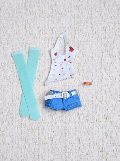 GooMooPlay Fruit Fizz Summer Vibe Azone-Size 1/6 Doll Outfit Set