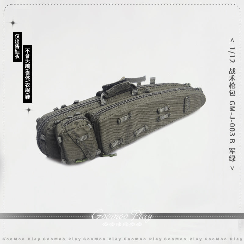 GOOMOO Tactical Gun Bag 1/12 Action Figure Accessory Set