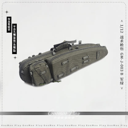 GOOMOO Tactical Gun Bag 1/12 Action Figure Accessory Set