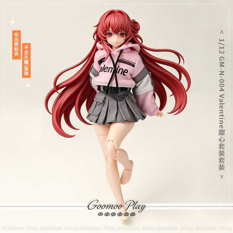 GOOMOO Sweetheart Valentine 1/12 Mecha Girl Outfit Set