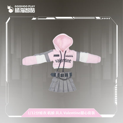 GOOMOO Sweetheart Valentine 1/12 Mecha Girl Outfit Set