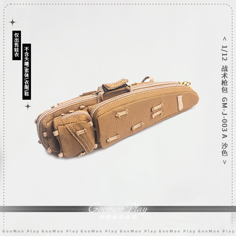 GOOMOO Tactical Gun Bag 1/12 Action Figure Accessory Set
