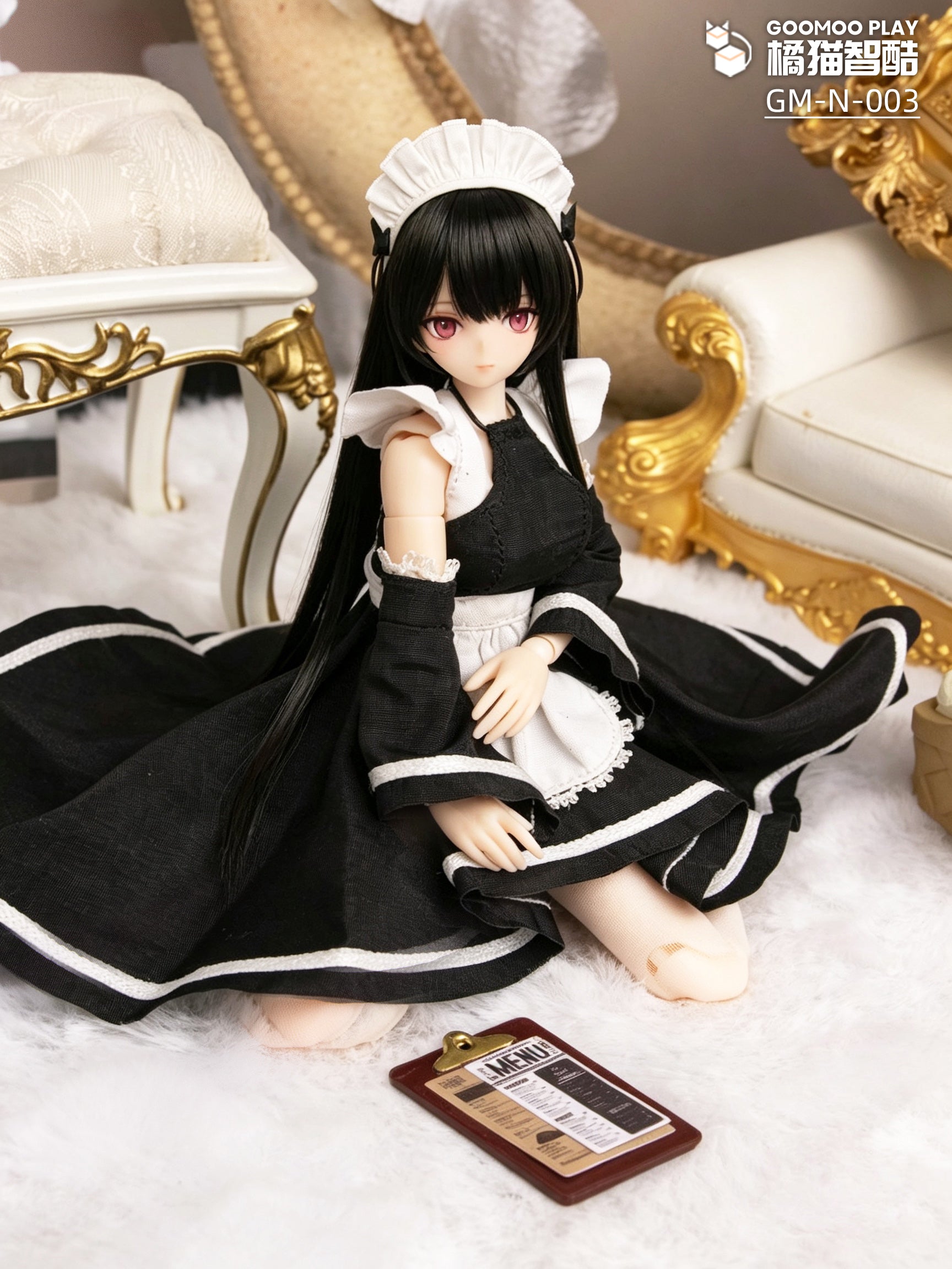 GooMoo Play 1/12 Doll Clothes European Manor Maid Set 