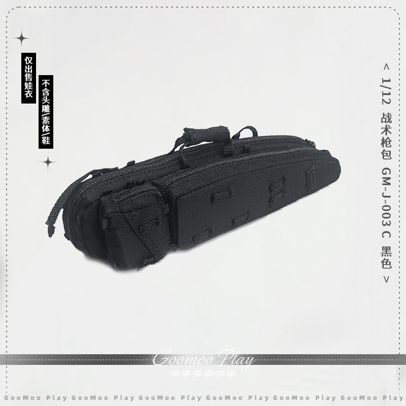 GOOMOO Tactical Gun Bag 1/12 Action Figure Accessory Set