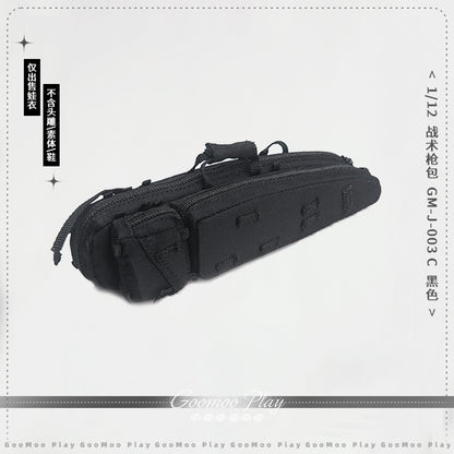 GOOMOO Tactical Gun Bag 1/12 Action Figure Accessory Set