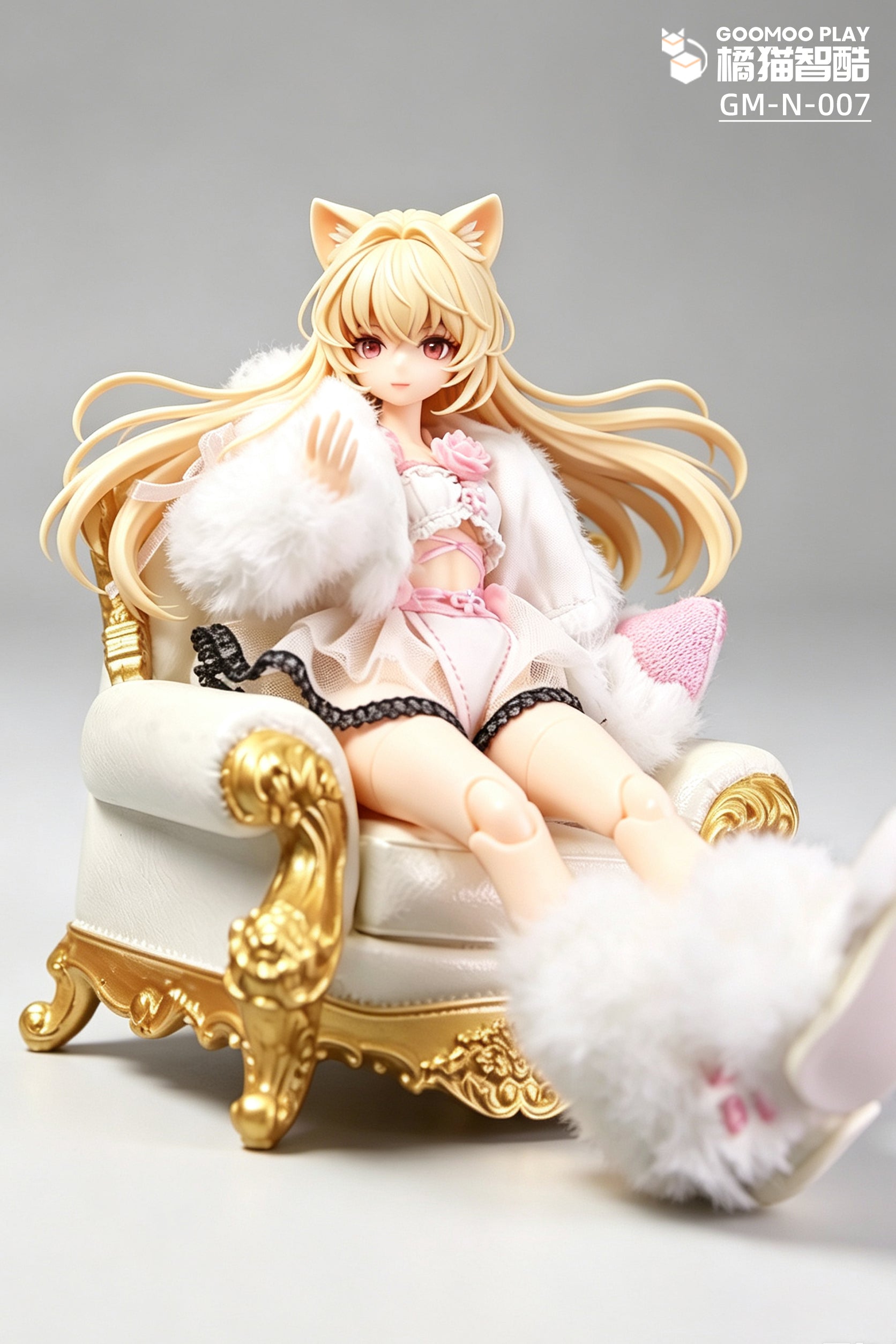 1/12スケール衣装セット – スノーネコ人形の服とファージャケット&ポーブーツ