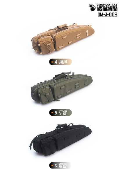 GOOMOO Tactical Gun Bag 1/12 Action Figure Accessory Set