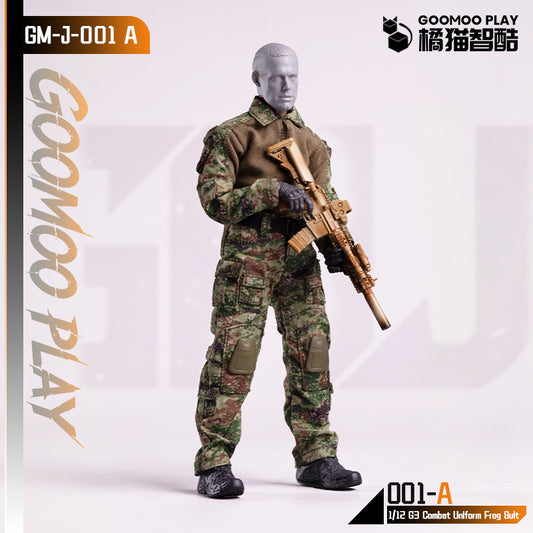 GOOMOO G3 Combat Uniform Frog Suit 1/12 Action Figure Outfit Set