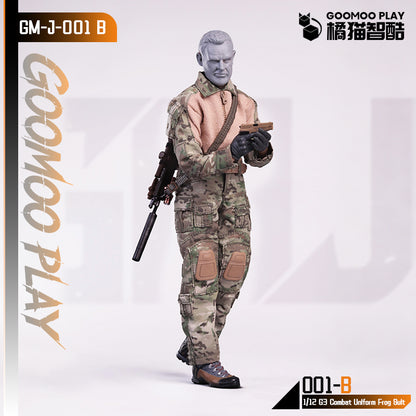 GOOMOO G3 Combat Uniform Frog Suit 1/12 Action Figure Outfit Set