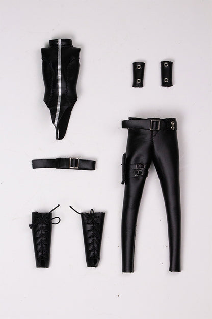 GOOMOOPLAY Black Knight Biker Outfit Set